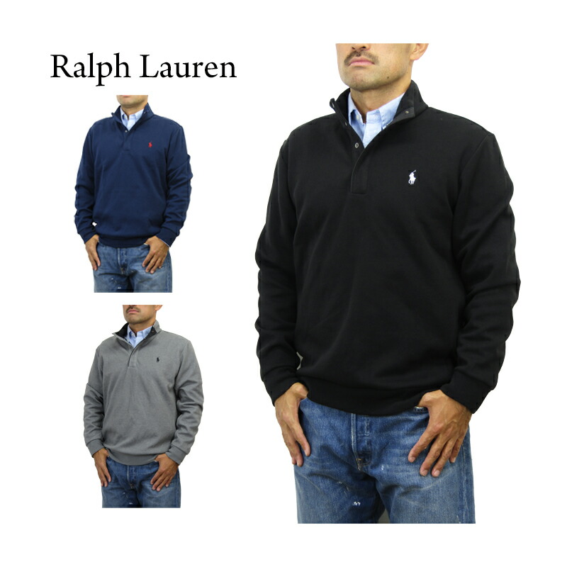 楽天市場】Ralph Lauren Men's Zip Shawl Collar Fleece Pullover ポロ 