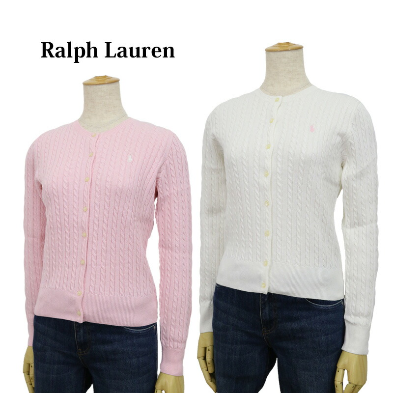 ポロ ラルフローレン ガールズ 綿織物 有線テレビ 労働者の一団素っ首 ジレー 編み物 POLO Ralph Lauren Girl\u0027s Cotton Cable Cardigan US