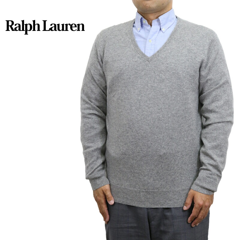 ポロ ラルフローレン メンズ ウォッシャブル カシミヤ Vのど首 プルオーバー (NO PONY)  POLO Ralph Lauren Men\u0027s ”WASHABLE CASHMERE\