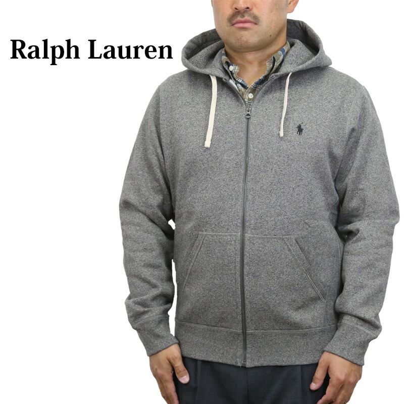 ポロ ラルフローレン メンズ ジップアップ スウェットパーカー ワンポイント フーディー POLO Ralph Lauren Men's Cotton-Blend-Fleece Hoodie US 無地 売れ筋