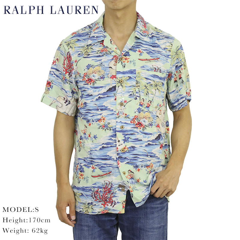 【楽天市場】ポロ ラルフローレン ビンテージ風 半袖 アロハシャツ Polo Ralph Lauren Viscose Vintage