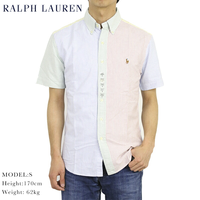 ralph lauren slim fit oxford shirt short sleeve