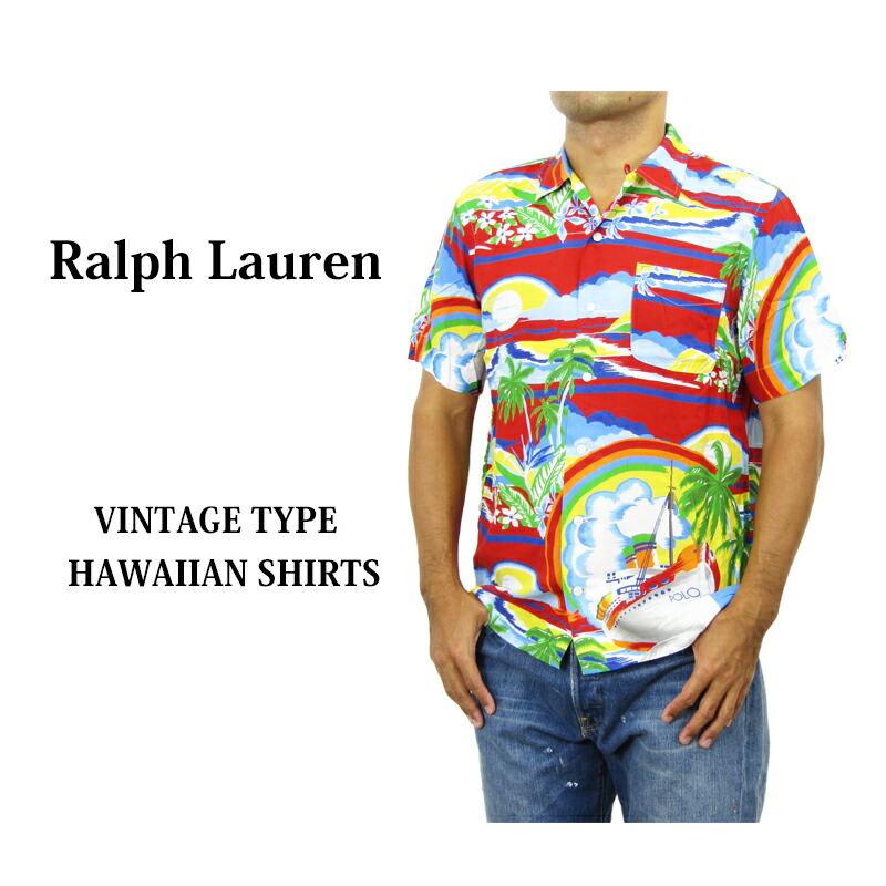 楽天市場】ポロ ラルフローレン メンズ ビンテージ風 半袖 アロハシャツ Polo Ralph Lauren Men's Viscose  Vintage Aloha Shirts US : donuts （ドーナッツ）