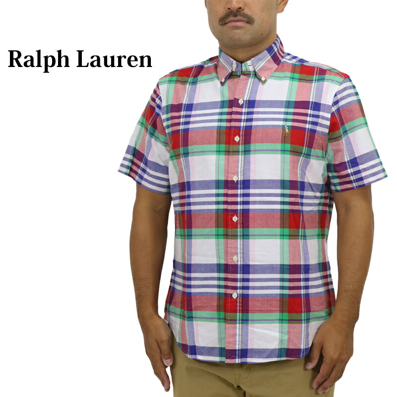 【Ralph Lauren】ラルフローレン 麻 リネン マルチカラー ストライプ ポロ ラルフローレン メンズ クラシックフィット 麻 リネン