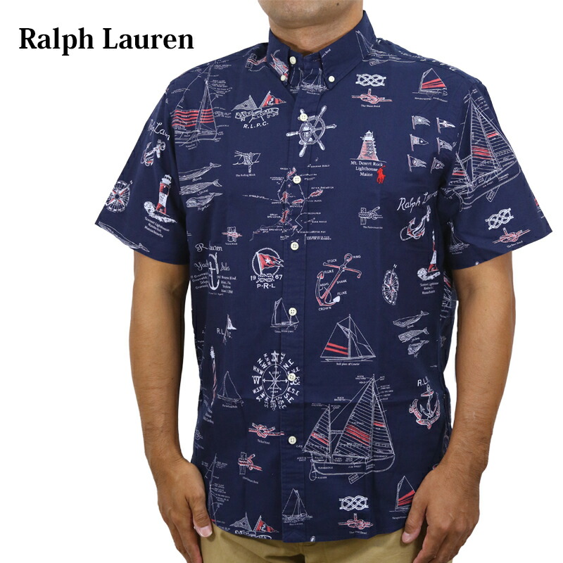ポロ ラルフローレン メンズ か細い填まる 半袖 マルチ刷り上げる オックスフォード ボタンダウンシャツ Polo Ralph Lauren Men\u0027s \"SLIM FIT\"" \""RL UNTUCKED FIT\"" Multi Print Oxford B.D. Shirts US"