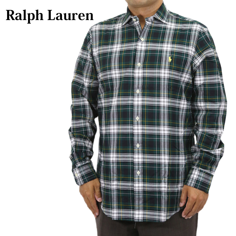 ラルフローレン　シャツ　長袖　ブラックウォッチ　カラーポニー ラルフローレン シャツ 長袖 ブラックウォッチ カラーポニー