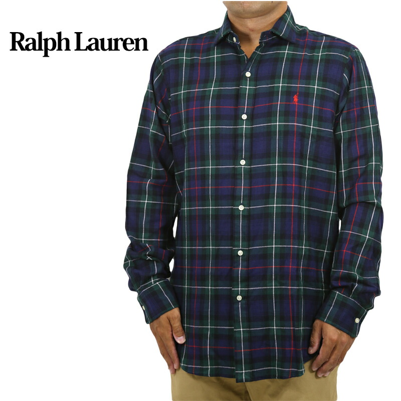 新品 23AW ポロラルフローレン OX BDシャツ ブラックウォッチ 楽天市場】ポロ ラルフローレン メンズ スリムフィット ブラック