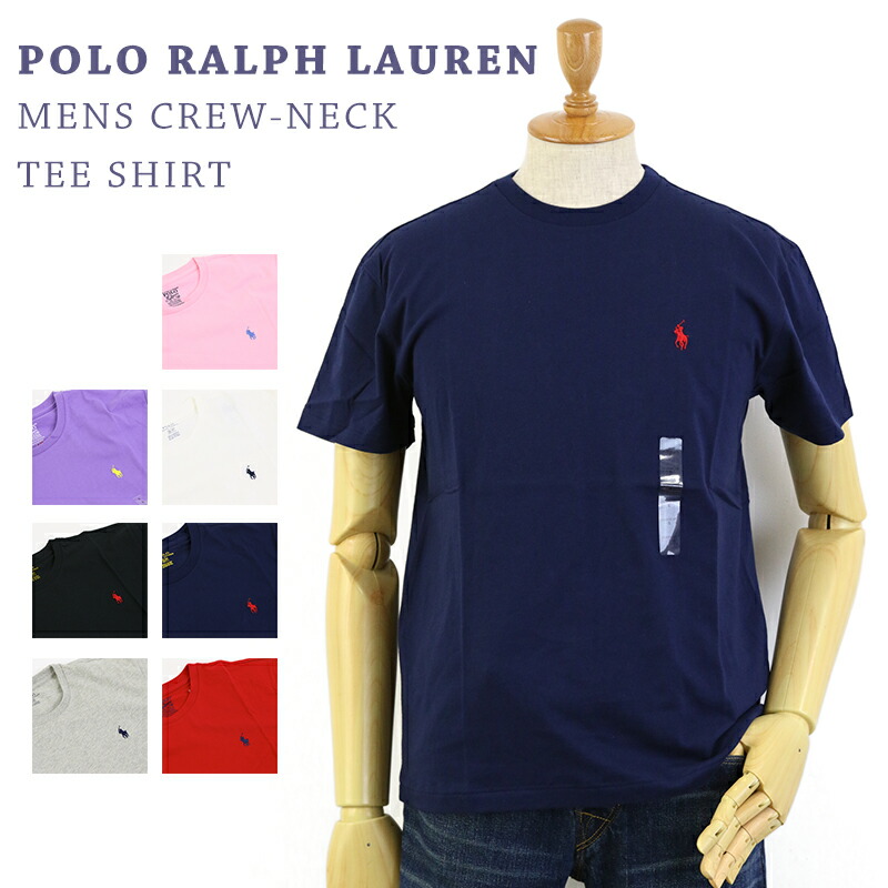 楽天市場 Polo Ralph Lauren Men S Classic Fit Crew Neck T Shirts ポロ ラルフローレン メンズ 無地 クルーネック Tシャツ ワンポイント Ups Donuts ドーナッツ