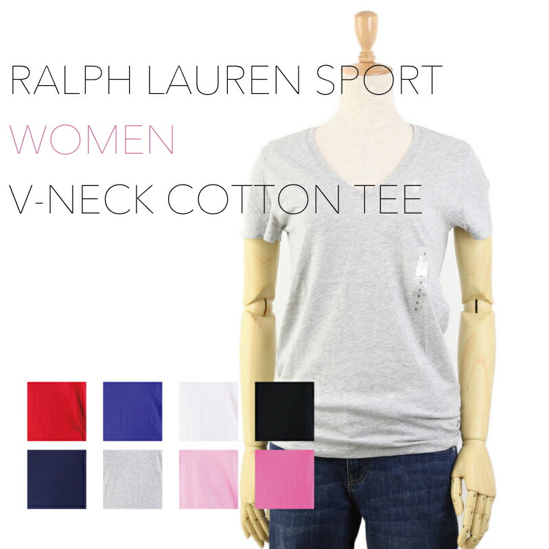 ralph lauren v neck t shirt women's