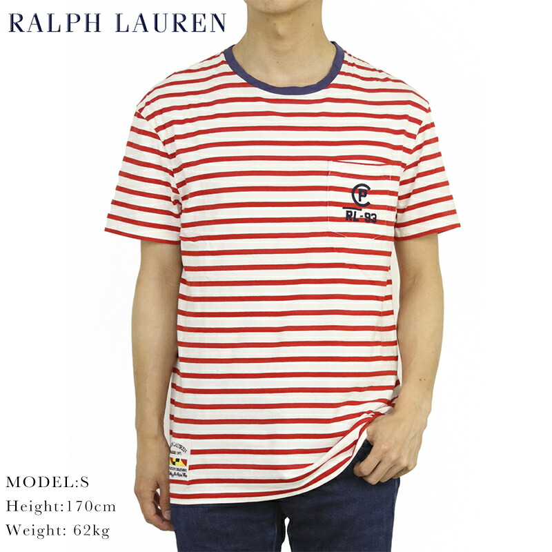 楽天市場】Ralph Lauren Classic Fit Men's Border T-shirts USラルフ 