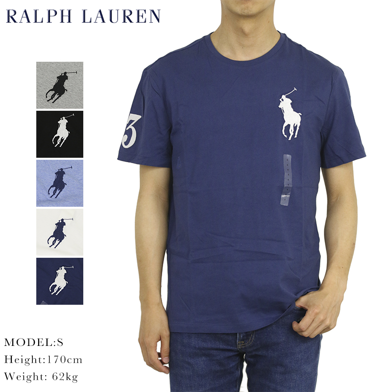 【楽天市場】ポロ ラルフローレン メンズ ビッグポニー刺繍 クルーネック Tシャツ POLO Ralph Lauren Men's BIG