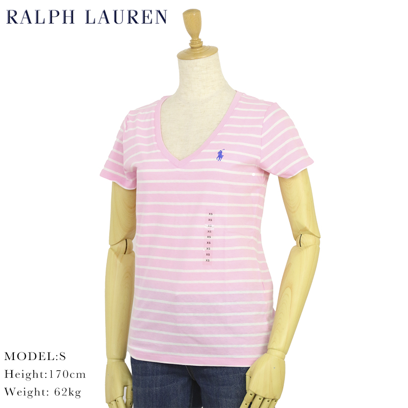 楽天市場 ポロ ラルフローレン レディース Vネック ボーダー Tシャツ Polo Ralph Lauren Women S V Neck Tee Donuts ドーナッツ