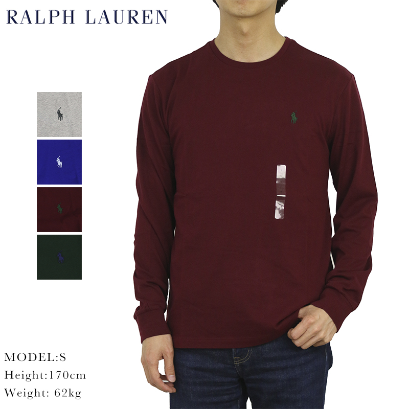 【楽天市場】POLO Ralph Lauren Men's Crew l/s T-shirts US ポロ 