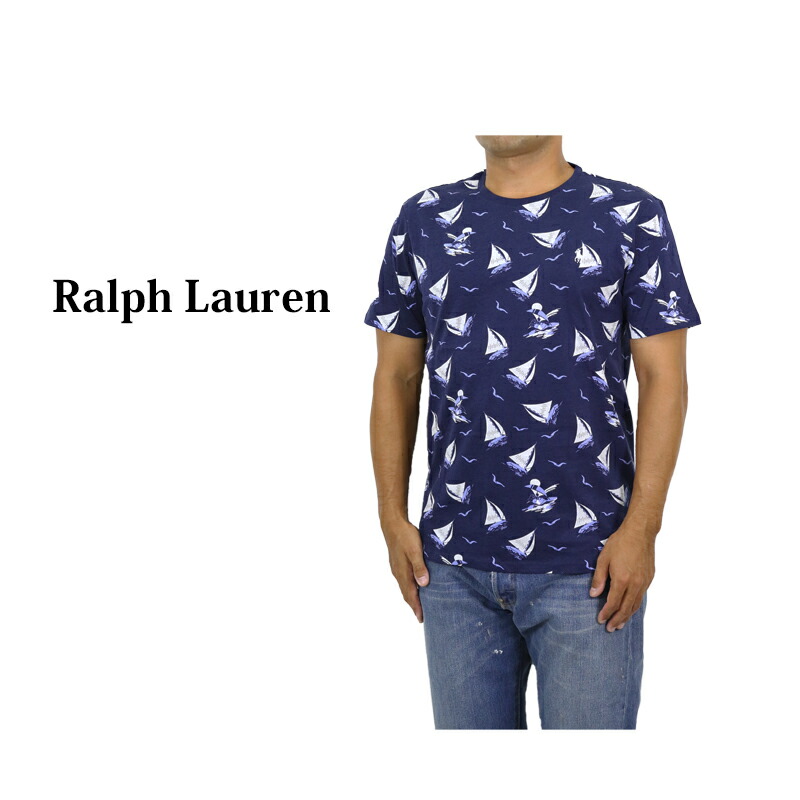 【楽天市場】ポロ ラルフローレン メンズ カスタムスリムフィット ポロベアー 総柄 マルチプリント Tシャツ POLO Ralph ...