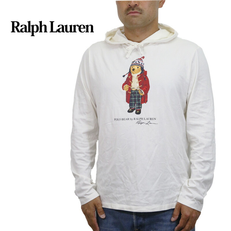 軽量☆ポロベア【Ralph Lauren】長袖 フード付きTシャツ 楽天市場】ポロ ラルフローレン メンズ ポロベア プリント