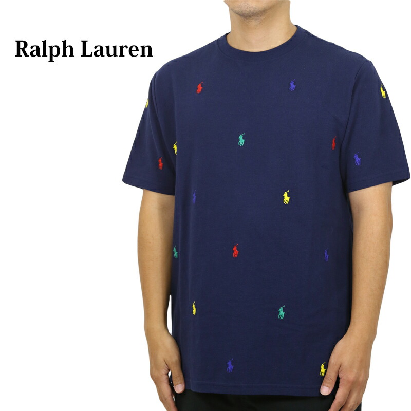 レアなフロントポニー❤︎ラルフローレン　ワンポイント刺繍Tシャツカットソーネイビー レアなフロントポニー❤︎ラルフローレン ワンポイント刺繍Tシャツ