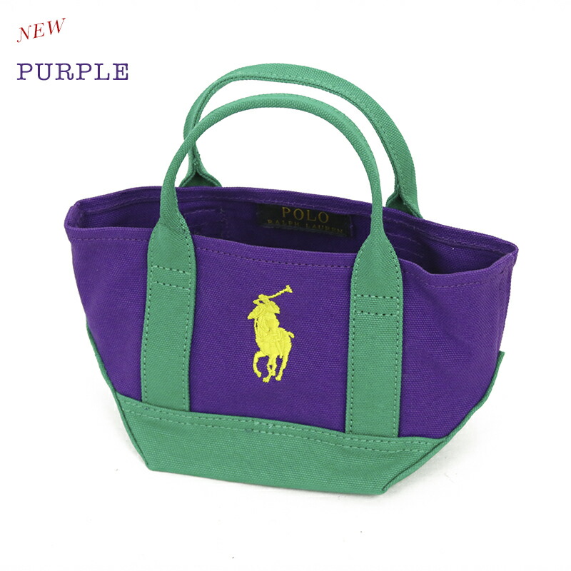 楽天市場 Polo Ralph Lauren Big Pony Canvas Mini Tote Us ポロ ラルフローレン キャンバス ミニトートバッグ Donuts ドーナッツ