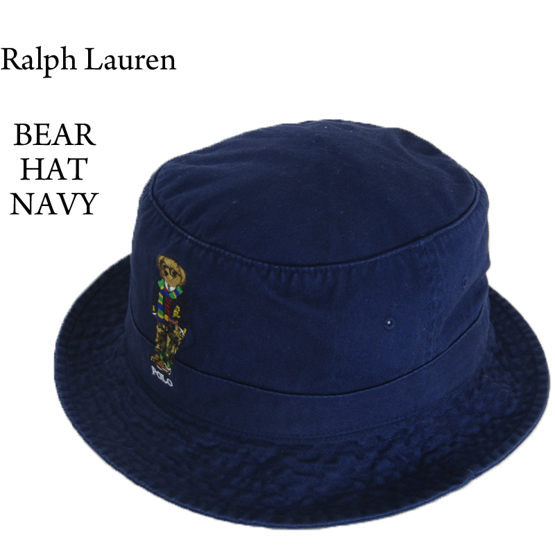 POLO Ralph Lauren コットンチノ バケットハット ベージュ - 帽子