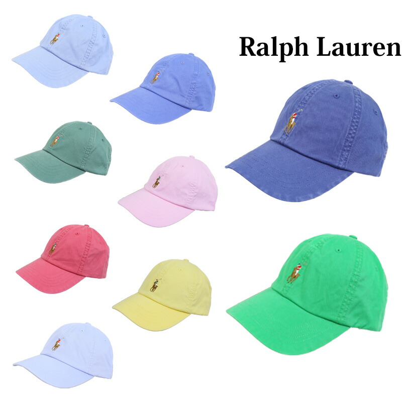 ポロ ラルフローレン 旗がしら ワンポイント シグネチャーポニー かぶり笠 Polo Ralph Lauren Pony Baseball Cap US (UPS)