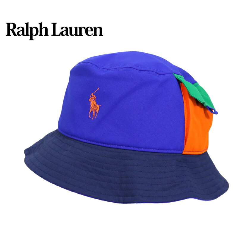ポロ ラルフローレン パフォーマンス ポニープリント ポケット付き バケット ハット Polo Ralph Lauren Pony PERFORMANCE Pocket Bucket Hat US (UPS)｜donuts （ドーナッツ）