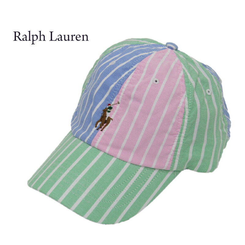 ポロ ラルフローレン ポニー刺繍 キャップ ワンポイント シグネチャーハット マルチストライプ Multi Polo By Ralph Lauren Pony Baseball Cap Us Novix Com