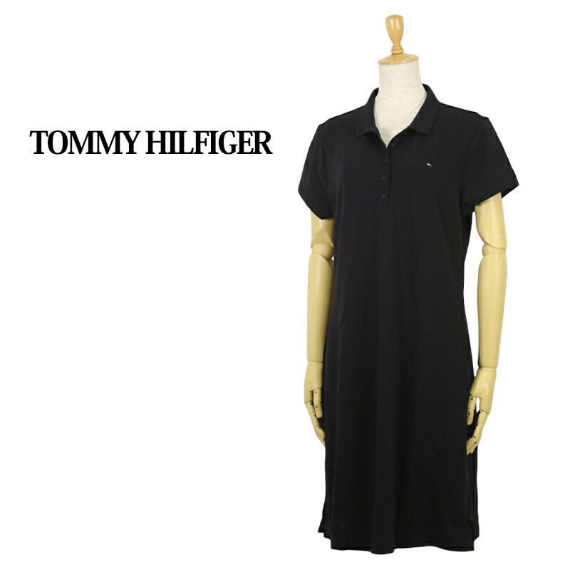 トミーヒルフィガー レディース 鹿の子 ワンポイント 刺しゅう ポロ衣装 TOMMY HILFIGER Women\u0027s Cotton Mesh Dress US (UPS)