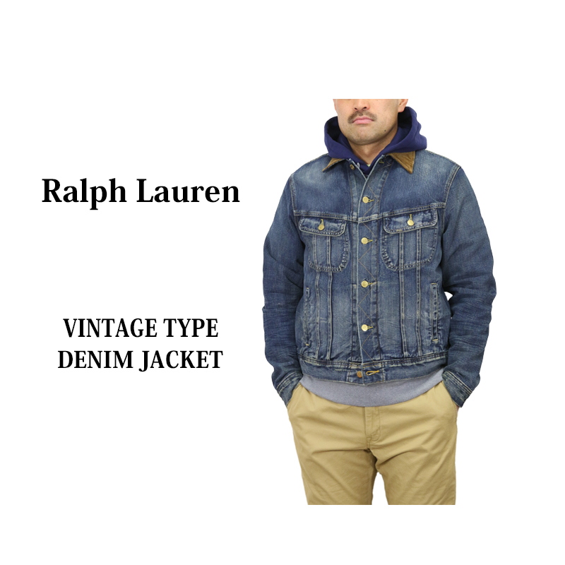 楽天市場】POLO by Ralph Lauren Men's Denim Rider Jacket US ポロ