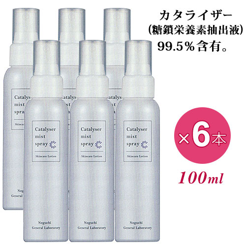 カタライザーミストスプレー(100ml)【6本仕掛ける】五体用 かざり付ける水 マルチスキンケア 糖鎖栄養物 無芳ばしさ 無塗り付ける【全国貨物輸送無料】ably
