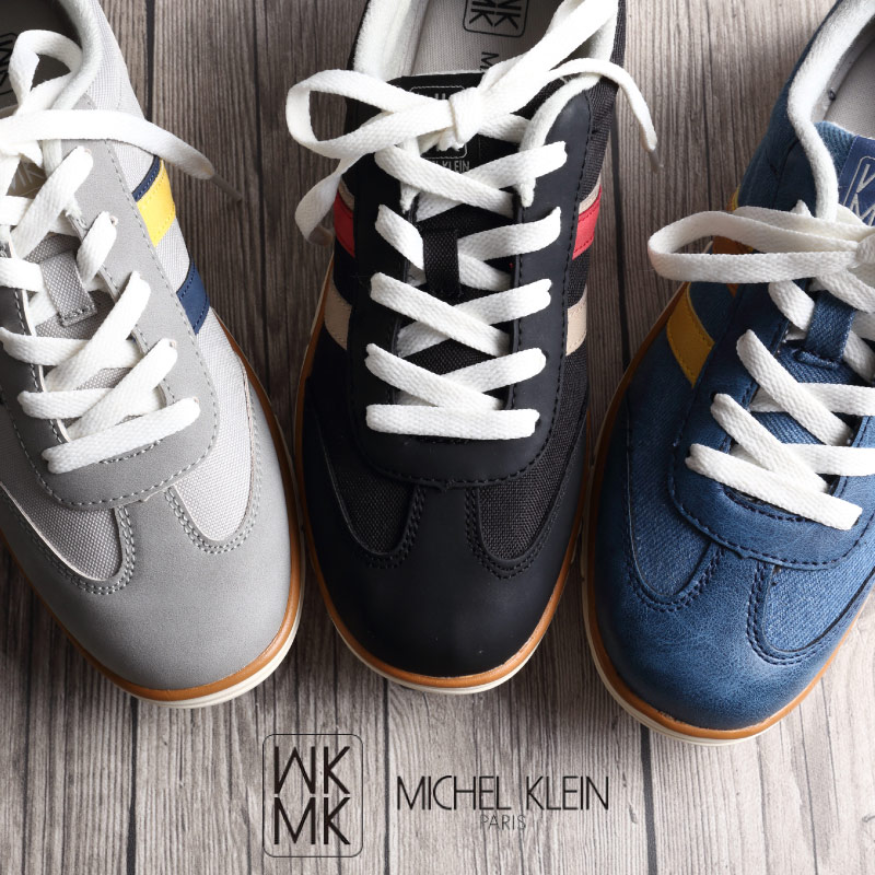 楽天市場 送料無料 Michel Klein ミッシェルクラン スニーカー レディース おしゃれ 軽量 ヒモ ひも 紐 履きやすい 歩きやすい カジュアルシューズ Okim65 靴専門店 アベリア Plus