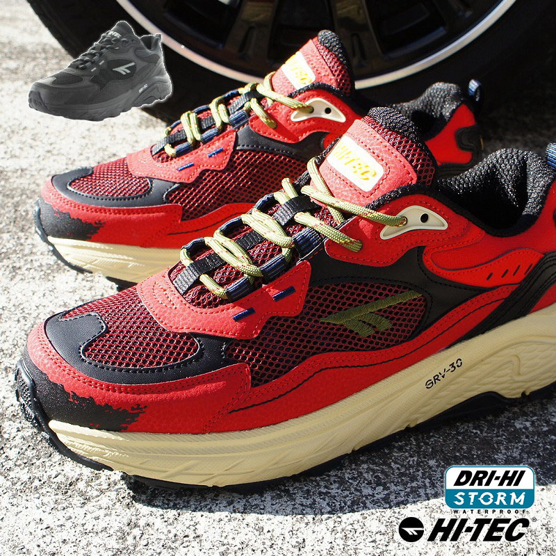 無料発送 ハイテック ハイキング シューズ トレッキングシューズ メンズ ローカット 登山靴 レディース 防水 防滑 衝撃吸収 アウトドアシューズ ハイキングスニーカー ブランド 小さいサイズ 大きいサイズ 黒 ブラック 赤 レッド Hi Tec Hku16 最高の品質の Qchfoundation Ca