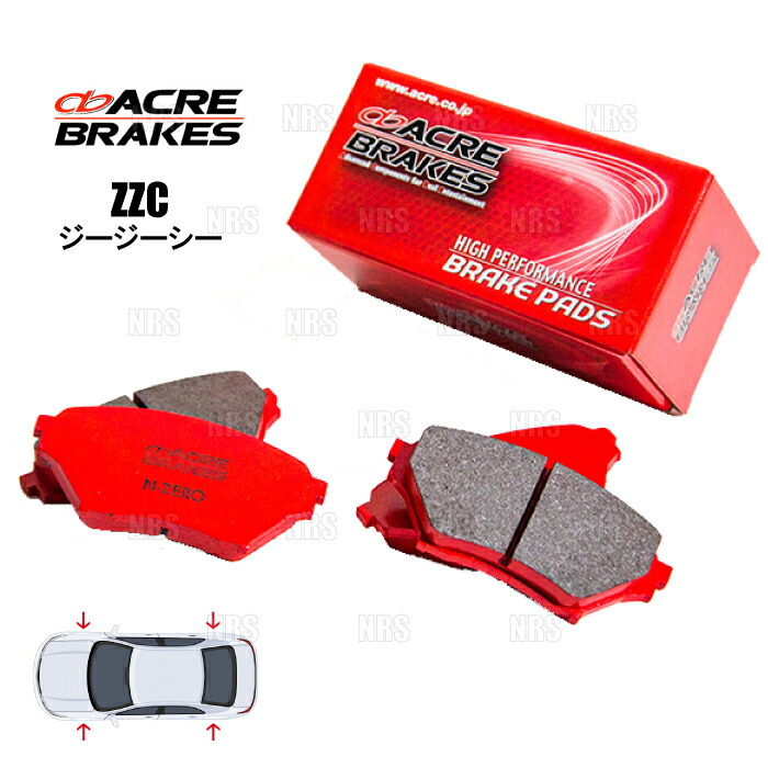 ACRE アクレ ZZC ジィジィシィ (前後セット) インプレッサSTI R205/S206 GRB/GVB 10/1~ ブレンボ (699/418-ZZC|エービーエムストア
