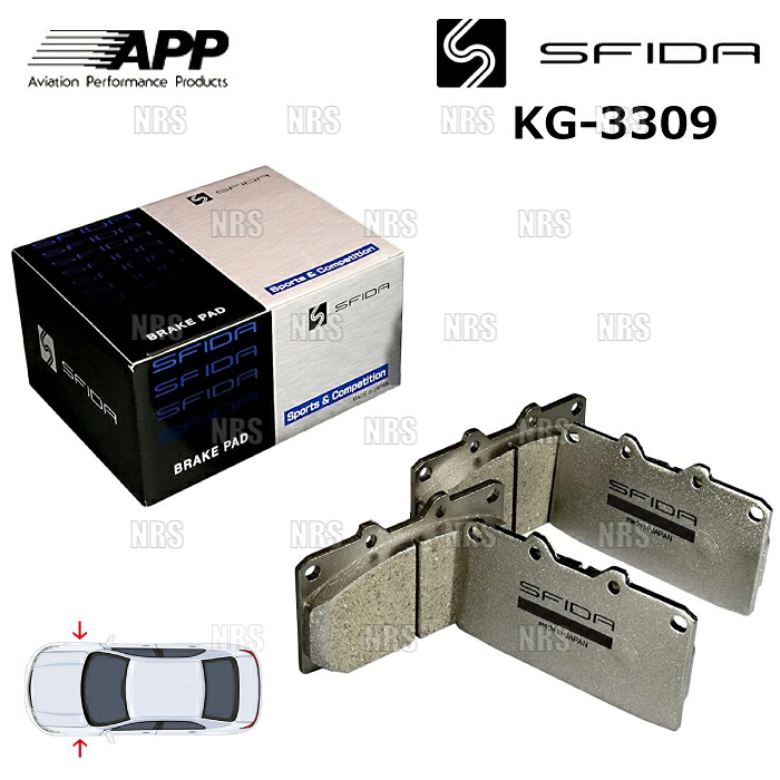 APP エーピーピー SFIDA KG-3309 (フロント) MR2 SW20 91/12~ (101F-KG3309|エービーエムストア