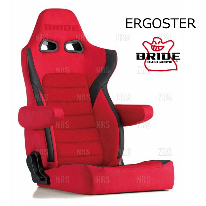 BRIDE ブリッド ERGOSTER エルゴスター レッド シートヒーター無 (E64BSN｜エービーエムストア 76,623円