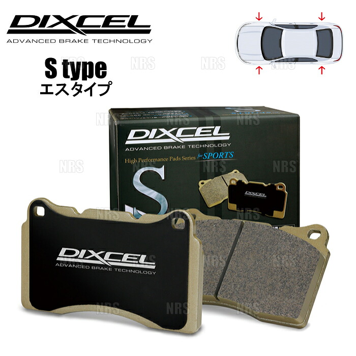 DIXCEL ディクセル S type (前後セット) WRX STI RA-R/S208 VAB 17/6～ ブレンボ (S-3611591/365093