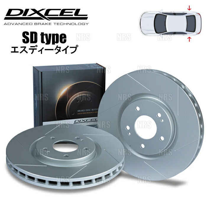 DIXCEL ディクセル SD type ローター (リア) ランサーエボリューション10 CZ4A 07/10～ ブレンボ (SD3456054S