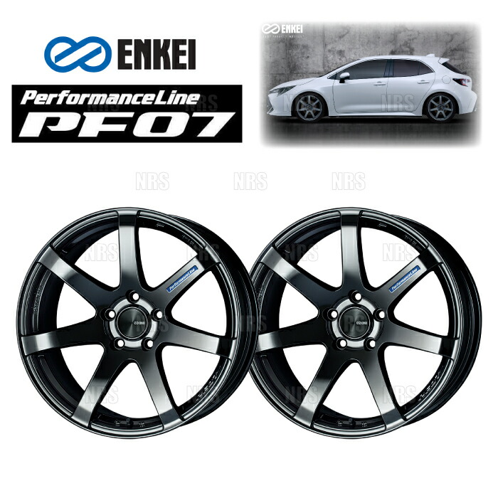 楽天市場】ENKEI エンケイ PF06 (M/BK マシニングブラック