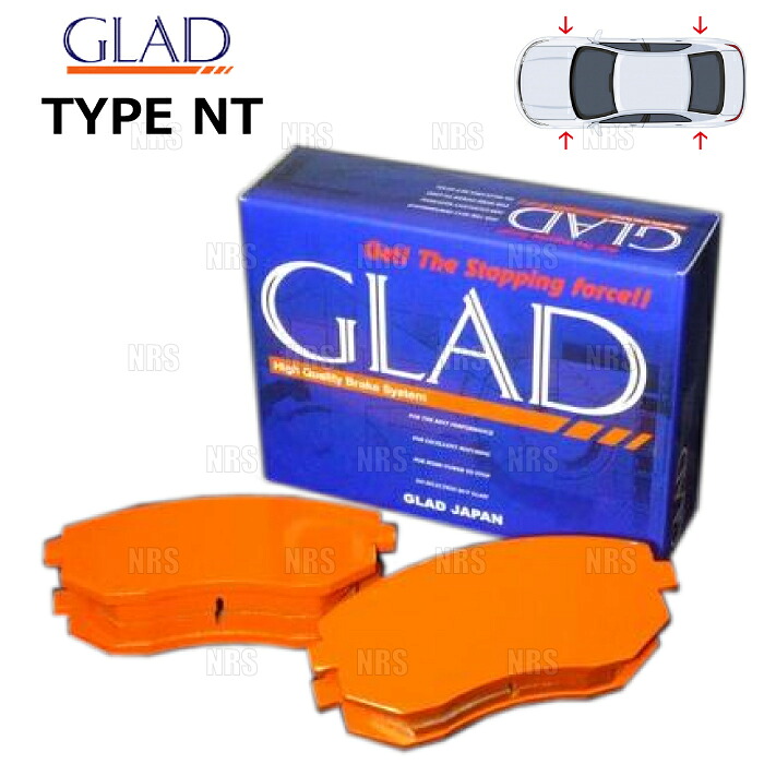 GLAD グラッド Type NT (前後セット) フェアレディZ Z34/RZ34 22/4~ (F2692/R2568-NT