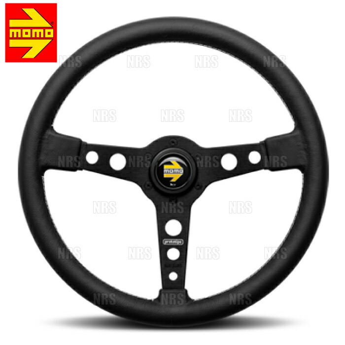 MOMO prototipo BLACK Edition レザーステアリング PROTOTIPO BLACK EDITION（P-5)