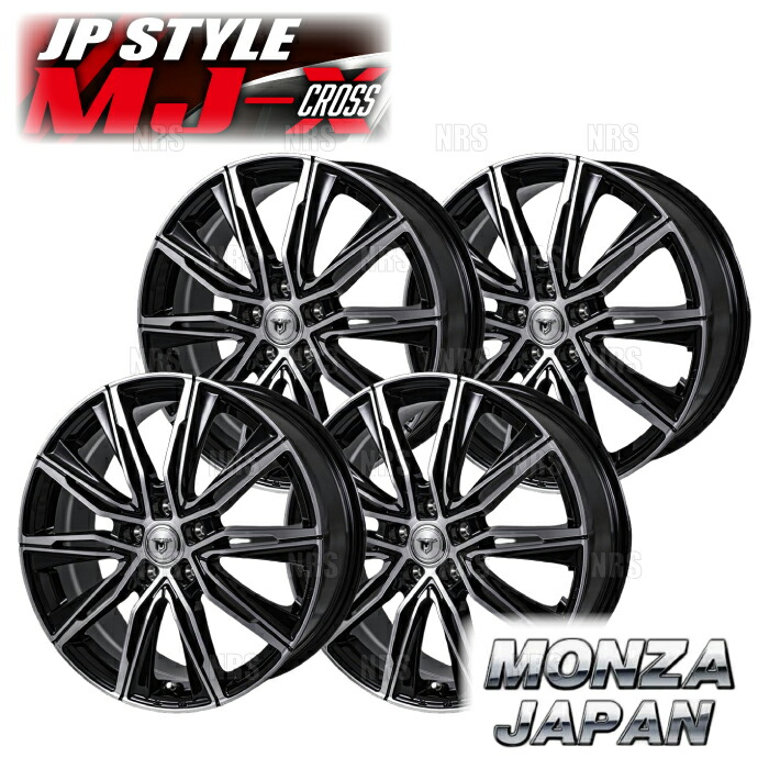 楽天市場】MONZA モンツァ JP STYLE MJ-X (4本セット) 7.5J x 19