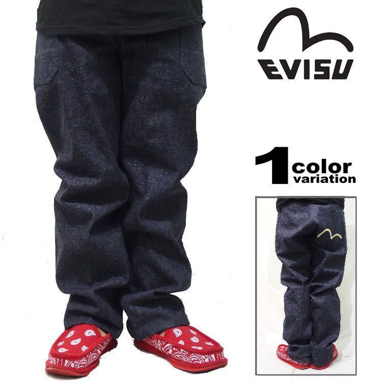 保証書付 Matthew Warehouse Evisu パンツ ネイビー ジーンズ エビス Jeans Evisu エビス あす楽対応 14年秋冬新作 エヴィス ジーンズ メンズ B系メンズファッション ストリート Evisu Evisu ズボン パンツ Slcp Lk