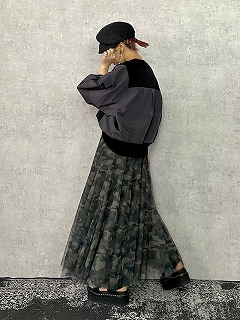 楽天市場】【TRANOI.】レオパードプリントチュールスカート