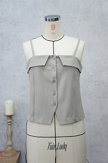 【TRANOI.】suiting bustier 214J227|Aboutir