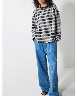 【YENN】STP LONG TEE BLOUSE[Y261-11009]｜Aboutir