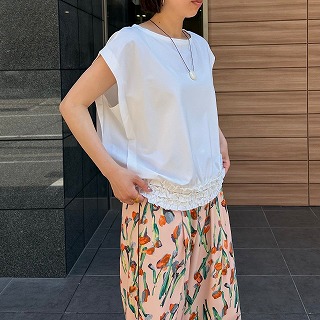 【 Anna Kerry(アンナケリー)】フリルヘムトップス（NO.85262925）