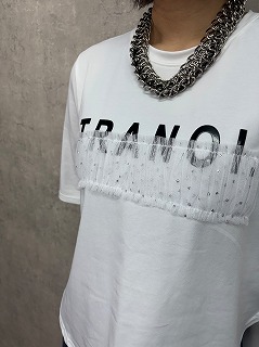 【TRANOI.】DOT tulle bar TRANOI. round tee 251J201｜Aboutir