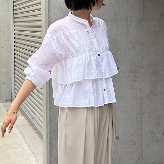 【AnnaKerryアンナケリー85251706】ラッフルブラウス|Aboutir