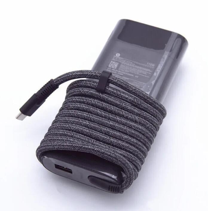 純正新品 HP TPN-DA24 TPN-CA24 110W USB-C ACアダプター USB Power Delivery 対応 USB 充電端子付き