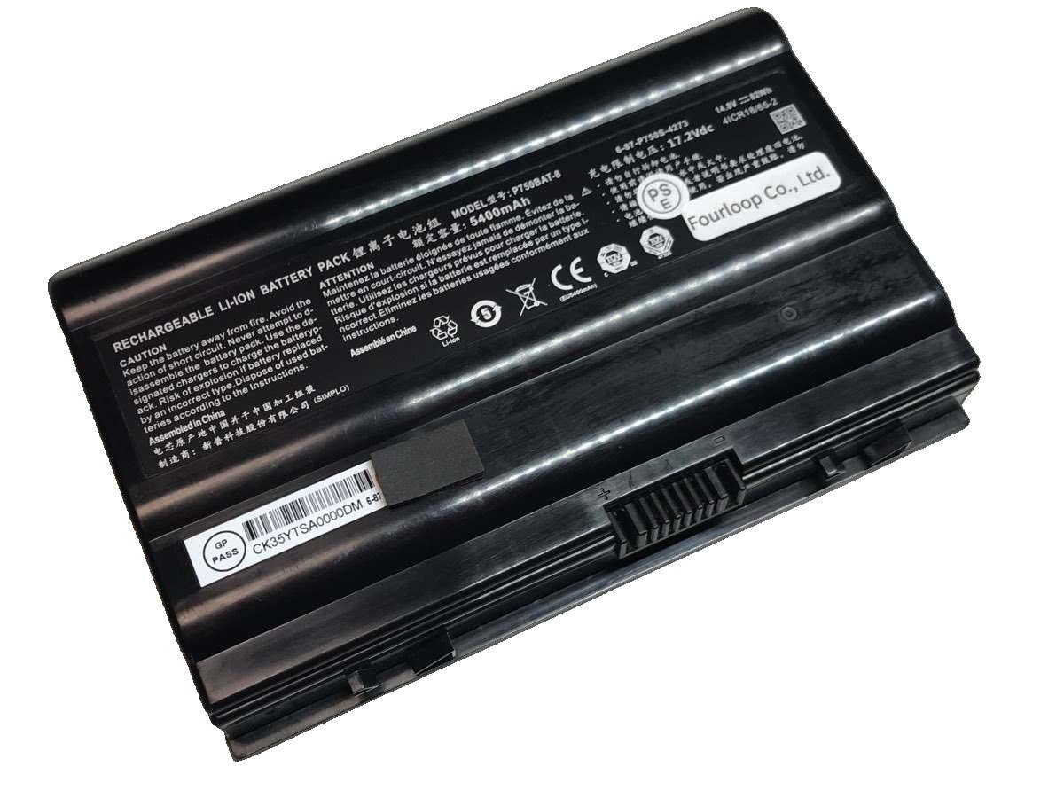 【純正】P750bat-8 14.8V 82Wh clevo ノート PC ノートパソコン 純正 交換バッテリー|3am Studio