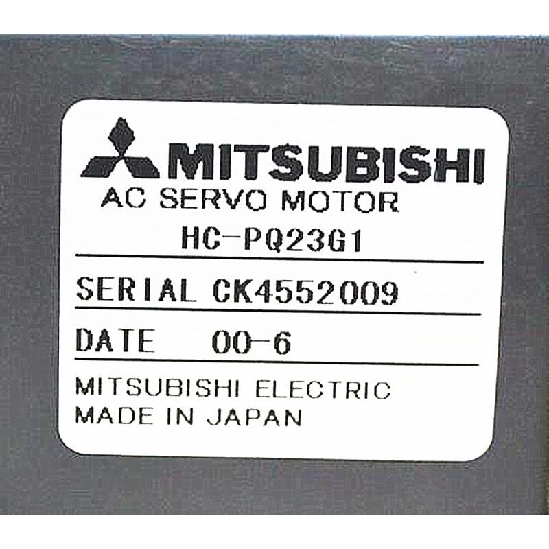 【新品★貨物輸送無料】三菱 サーボ原動機 HC-PQ23G1(1/12)【６ヶ月引き受ける】