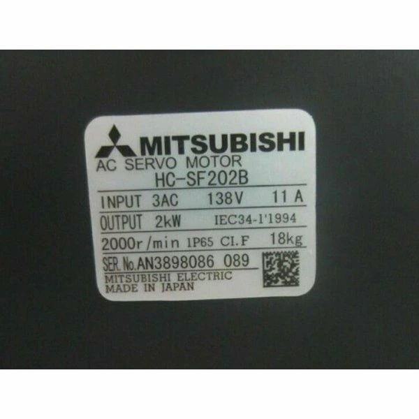 【新品★貨物輸送無料】MITSUBISHI/三菱 HC-空想科学小説202B サーボ原動機【６ヶ月引き受ける】